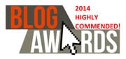 HCF Highly Commended Runners Up for Best Arts and Culture Blog in UK Blog Awards