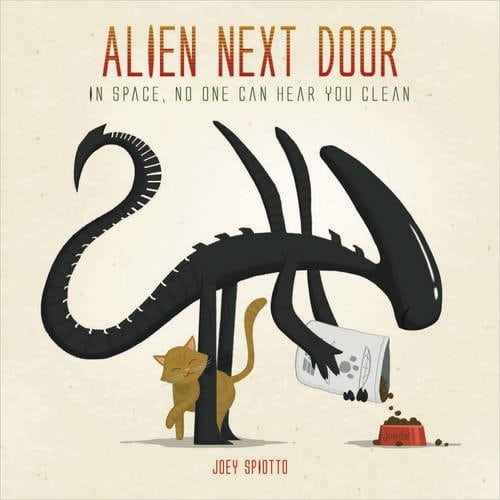 Titan Book To Publish Cartoon Book THE ALIEN NEXT DOOR Inspired by Sci-Fi  Classic ALIEN | Horror Cult Films