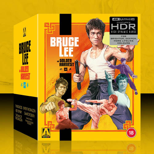 Bruce Lee at Golden Harvest 4k UHD - Arrow Store exclusive design