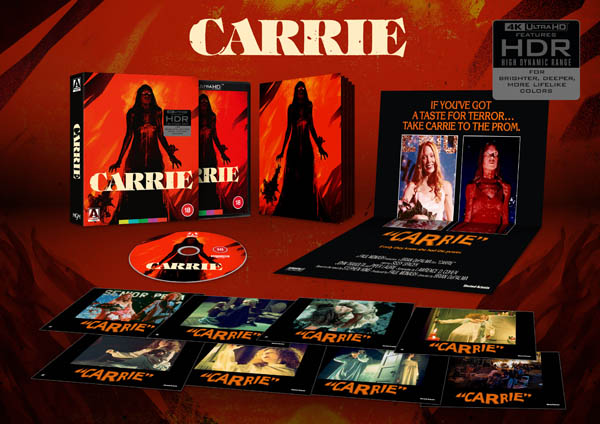 Carrie Ltd Edition Arrow Video 4K UHD