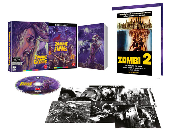 Zombie Flesh Eaters Limited Edition 4K UHD Arrow Video